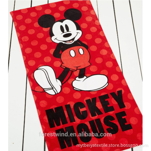 Wholesaler Cotton Tom And Jerry Beach Towel